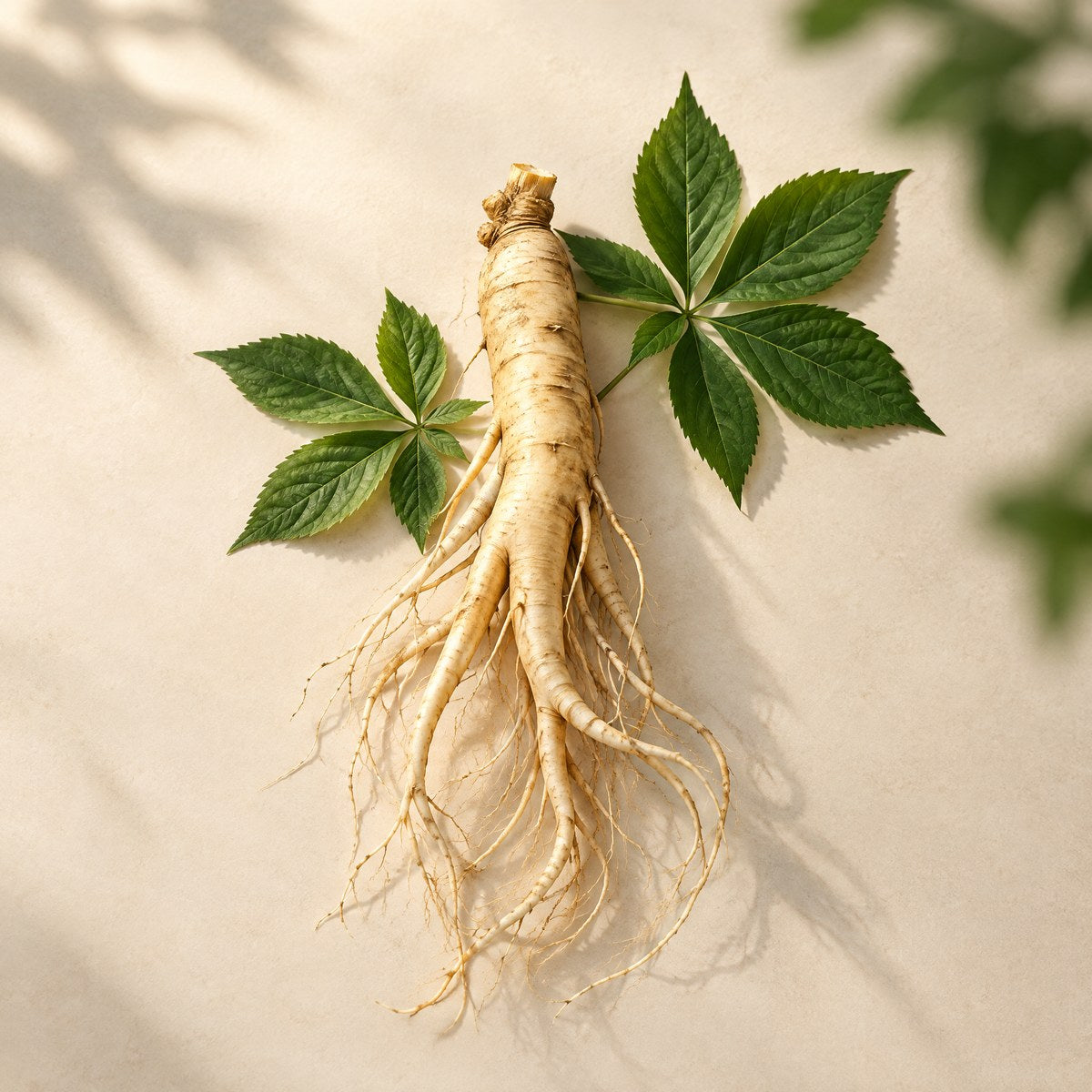 Panax ginseng illustration