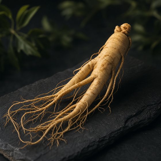 Whole ginseng root